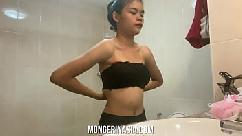 Cute thai teen impregnated at her interview